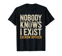 Officier D'escrow Humour Professionnel De L'immobilier Title T-Shirt