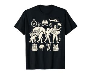 Officier Militaire Evolution Armée Soldat Tactique Leadership T-Shirt