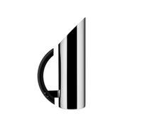 Alessi Mb03 Tua Carafe en Acier Inoxydable 18/10 Brillant, Poignée en Pa, Noir