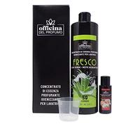 OFFICINA DU PARFUME ESSENCE PARFUMANTE POUR BUCHER 500 ml FRAGRANCE GREEN ALOE ET NOTES AQUATIQUES (+30 ml FRAGRANCES CASUALES) CONCENTRÉ, FORT, AVEC HYGIÉNISANT