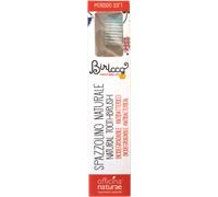 Officina Naturae Sustainable Children's Toothbrush with Silver Bristles - Green