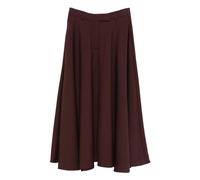 Officine Générale - Bertille Skirt - Femme - Jupes - Rouge - Taille: 38 FR