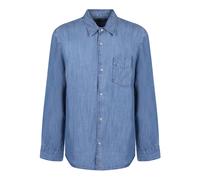 Officine Générale - Guido Shirt - Homme - Chemises - Bleu - Taille: M