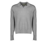 Officine Générale - Simone Polo - Homme - Tops - Gris - Taille: S