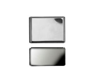 Officine Standard 5249108 Porte-sachets à sucre thé en acier inoxydable 8 x 6 cm