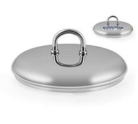 Officine Standard Couvercle INOX Sara 18 Pots et Préparation Cuisine, Acier, Argent
