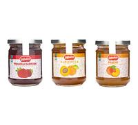 Offidius - Offidius - Confiture EXTRA de Sabrosa Fraise, Abricot et Pêche - 3x220 gr - Made in Italy