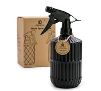OFFIDIX Brume végétale, Flacon pulvérisateur en Verre de 0,45 l avec buse réglable, brumisateur à Main pour Plantes avec Pompe supérieure pour Jardin, Plantes, Nettoyage (Noir)