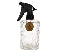 OFFIDIX Flacon pulvérisateur en verre à pression pour plantes de jardin ou de nettoyage - 0,4 l - Avec buse réglable - Pour plantes de jardin ou nettoyage (transparent)