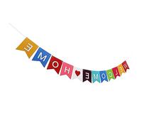 OFFIGAM 1 pièce Bannière de Bienvenue Colorée Papier Décoration Délicate pour Maison pour et Propositions Ajoutant une Fun et Élégance à Votre Espace