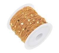 OFFIGAM 1 Rouleau De Chaîne De Pull Pour La Fabrication De Bijoux Accessoires De Bijoux Petits Maillons Pour Créer Des Liens Délicats Pour Femmes Clés Colliers En Bijoux