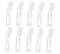 OFFIGAM 10 pièces Flacon à Vide Tube Refillable pour Gloss à Vials de Cosmétiques avec Couvercle Blanc pour DIY et Échantillons