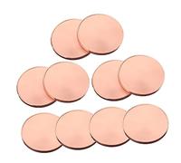 OFFIGAM 10 Pièces Monnaies Vides à Graver de Cuivre pour DIY Artisanat et Souvenirs pour Anniversaire