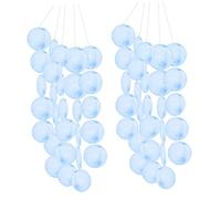 OFFIGAM 100pièces Pendentifs Ronds Pour Création De Bijoux Accessoires Décoratifs Nacre Et Double Profondeur