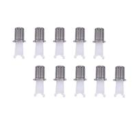 OFFIGAM 10pcs Têtes de Tondeuse Électrique pour Poils de Nez, Accessoires de Remplacement en Plastique et Acier, Coupe, Compatibles pour Épilation Nez