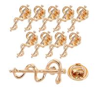 OFFIGAM 10pièces Broche Serpent Vintage Pour Infirmière Médecin Femme Badge De Vêtement Épinglette Animal Accessoire Formel
