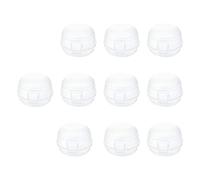 OFFIGAM 10Pièces Housse de Sécurité pour Boutons de Cuisinière Protection pour Garçon Fille Prévenir Accidents Maison Couverture Blanche pour Poêle