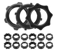 OFFIGAM 15 Pièces Écrou à Vis pour Support Téléphone Voiture Noir en Plastique Fixation Rapide Multifonctionnelle pour Utilisation en Déplacement et Conduite