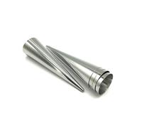 OFFIGAM 18pièces Moules à Croissant Acier Inoxydable Moules à Tube Danois Réutilisables pour Pâtisserie pour Cuisson de Cannoli et Desserts Outil de Cuisson et Facile à Nettoyer