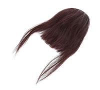 OFFIGAM 1pièce Fausse Frange Naturelle Clip Cheveux Humains Pour Femmes Accessoire De Mode Volumineux Pour Quotidien Et Événements Spéciaux