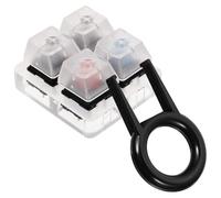 OFFIGAM 1pièce Testeur de Commutateurs Mécanique avec Base Acrylique pour Clavier Outil Précis Essai Interrupteurs pour Accessoires Clavier Couleur Aléatoire