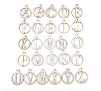 OFFIGAM 2 paquets Pendentifs DIY Ensemble de Lettres Décoratives à Suspendre pour Artisanat et Décoration de Fête pour Créer une Atmosphère Festive