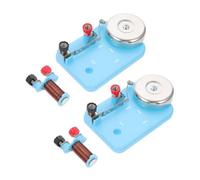 OFFIGAM 2 pièces Cloche Électrique pour Expérience Scientifique Accessoire de Laboratoire Compact et Portable Outil Pédagogique pour Comprendre Les Circuits Électriques et Principes de