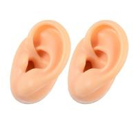 OFFIGAM 2 pièces Modèle Oreille Silicone Accessoire de pour et Bijoux Support Pratique pour Apprentissage et Enseignement