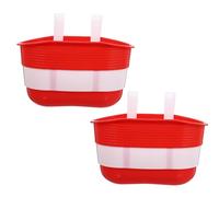 OFFIGAM 2 pièces Panier Garçon Fille Robuste et Compact Plastique pour Draisienne et Trottinette Rangement Pratique pour Bouteilles et Snacks Accessoire Garçon Fille