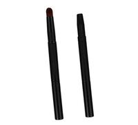 OFFIGAM 2 pièces Pinceau à Sourcils Double Embout Professionnel Brosse Angulaire Portable pour Maquillage avec Couvercle pour et Remplir Sourcils