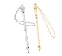 OFFIGAM 2 Pièces Pointeur de Torah Chaîne pour Lecture Biblique et Décorations Mitzvah pour Adultes Souvenirs Anniversaire Église
