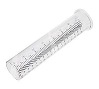 OFFIGAM 2 Tubes de Pluviomètre en Verre Borosilicaté Haute Précision, Mesure Simple et Exacte, pour Agriculture et Statistiques Météorologiques