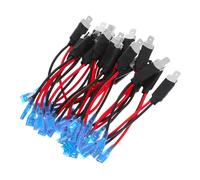 OFFIGAM 20 Pièces Headlight Socket Adapter Dual Bulb Headlight Wiring Harness Connector For Cars Easy Installation Car Light Harness