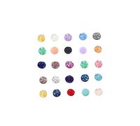 OFFIGAM 200 pièces Strass Résine Ronde Mixte pour Bijoux Accessoires DIY pour Fabrication de Boucles Oreilles et Bracelets
