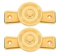 OFFIGAM 2pcs Patères Modernes en Alliage Or, Crochets Solides pour Rideaux, Maintien Élégant et Ordonné, pour Chambre ou Salle à Manger