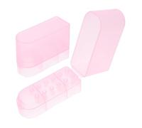 OFFIGAM 2pièces Organisateur De Bits De Perçage à Boîte De Rangement Portable Pour Outils De Manucure Et Têtes De Polissage Pratique Et Éclairante Pour Salon Et Maison