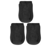OFFIGAM 3 Pièces Diffuseur de Cheveux en Éponge Noire Portable pour Sèche-cheveux, Protection Anti-brûlure Douce, pour Usage à Domicile Voyage