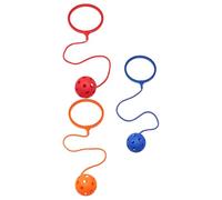 OFFIGAM 3 pièces Jeu Extérieur Garçon Fille Skip Ball Anneau de Cheville Sautant Sportif Coordination Fitness pour Garçons Filles Couleur Aléatoire Couleur Aléatoire