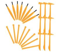 OFFIGAM 30 Pièces Kit Outils Excavation de Dinosaures pour Marteau et Pinceau Kit Éducatif Archéologie pour Explorer et Histoire Ancienne