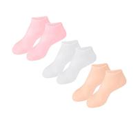 OFFIGAM 3paires Chaussettes Hydratantes Anti-cracks Pour Soins Des Hydratation Et Exfoliation Idéales Pour Réparer Peau Sèche Et Fissurée