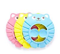 OFFIGAM 3pièces Bonnet De Douche Pour Garçon Fille Garçon Fille Nourrisson Protection Shampoing Lot De Couleurs Rose Jaune Bleu