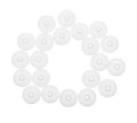OFFIGAM 40 Pièces Poulie Plastique pour Moteurs Poulie de Courroie à Double Couche Compatible avec Jouets et Automobiles Installation Facile Vitesse Stable