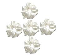 OFFIGAM 5 Pièces Élastiques Cheveux Soie Satin pour Femmes Filles Cordons Cheveux Discipline Mèches Rebelles