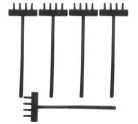 OFFIGAM 5 pièces Râteaux Miniatures pour Bac à Sable Jardinage Outils Durables pour Table de Sable DIY Accessoires Pratiques pour Décoration Zen