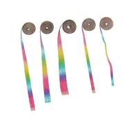 OFFIGAM 5 rouleaux Ruban Adhésif Strass Autocollant DIY Décoration Diamant à Rangées Largeurs Couleur Arc Ciel pour Artisanat Vêtements Téléphones et Accessoires