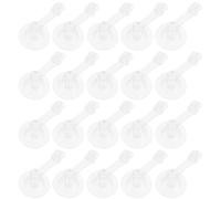 OFFIGAM 50 Pièces Embout de Pompe à Ballon en PVC pour Remplacer Valves Cassées, Embout de Pompe Gonflable Facile à Utiliser, pour Fête Estivale