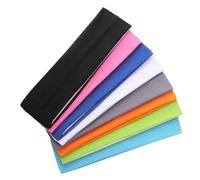 OFFIGAM 8 pièces Bandeaux de Yoga Élastiques Coton Lot de Couleurs Intenses Antidérapants pour Femmes et Filles Accessoires Fitness Respirants et Confortables Unique Stretch