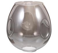 OFFIGAM Abat-jour en Verre Ovale Résistant et Délicat, Diamètre Adapté pour Remplacement de Globe, Design Simple et Pratique pour Lampes de Bureau ou Appliques Murales