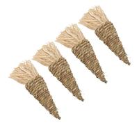 OFFIGAM Accessoire à Mâcher pour Hamster et Lapin en Herbe d'eau Naturel, 4 Pièces, sans Odeur, pour Meulage des Dents et Jeu Amusant