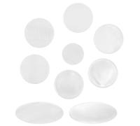 OFFIGAM Accessoires pour Saxophone Alto 9 Pièces Boutons de n Coquille Blanche Élégante pour Performances et Séances de Pratique Fiables et Améliorant L'expérience